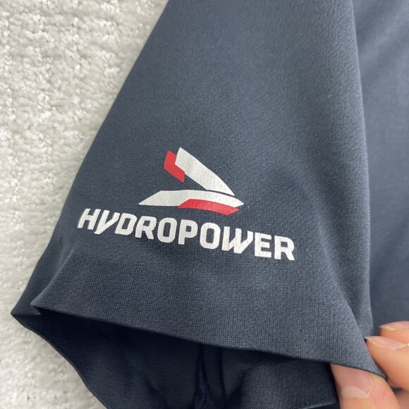 Helly Hansen x Hydro Power Men's Short Sleeve Polo Shirt Size L Dark Blue Preppy - Picture 6 of 15